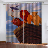 2025 NEW The Lion King Curtains Blackout Window Treatments Drapes Room Decor